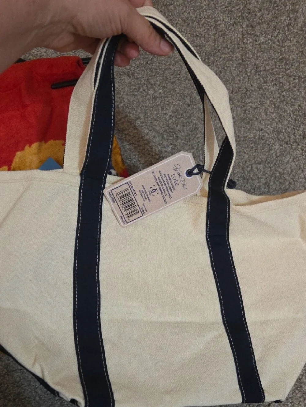 Americana Beach Towel And Tote Set NWT Teddy Bear USA Theme